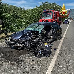 Grave incidente sulla ex statale 25 tra Bruzolo e Chianocco: tre feriti