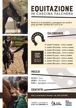 A cavallo alla Cascina Falchera: tutti i sabati per i più piccoli