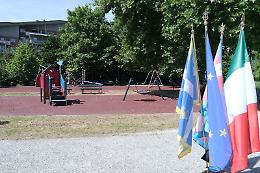 Altalena, scivoli e torre: ecco la nuova area giochi del parco Calabria 