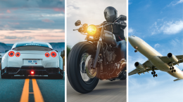 Macchine, moto o aereo? Uno studio ha rivelato qual è il mezzo più pericoloso
