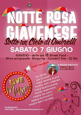 Giaveno si tinge di rosa: musica, cibo e colori per una notte indimenticabile