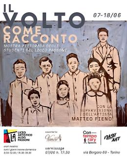Il volto come racconto: l'arte degli studenti del Passoni a Torino