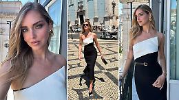 Chiara Ferragni e il tubino black&white che fa tendenza: tutti i dettagli del look da sogno
