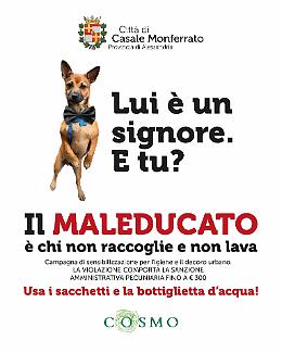 Lui è un signore. E tu?': la campagna di Casale Monferrato per un decoro urbano condiviso