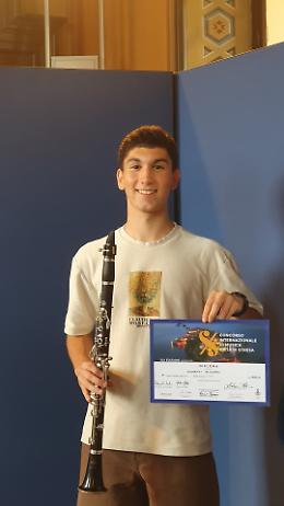 Il giovane talento del clarinetto: Riccardo Occhetti conquista Stresa
