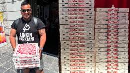 A Milano, spunta la pizza dei Linkin Park per il loro concerto