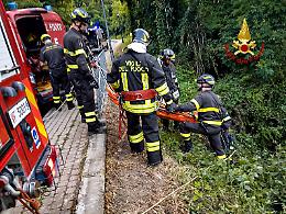 Incidente in via Superga, giovani miracolati dopo un volo di 15 metri