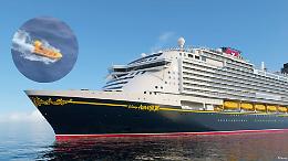 Padre eroe salva la figlia caduta in mare da una nave da crociera Disney Dream