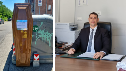 Spunta il proprietario della bara lasciata in strada a Torino: «Ecco tutta la storia»