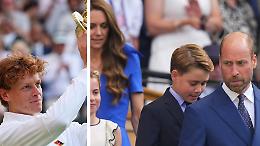 "Che racchetta usi?". Ecco cosa si sono detti Sinner e i Reali dopo la finale di Wimbledon