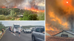 Mostruoso incendio in Francia, chiuse le strade per la Spagna. Centinaia di italiani intrappolati in autostrada: «Nessuno ci dice nulla»
