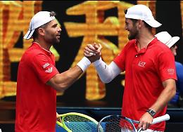 Il doppio maschile parla italiano a Cincinnati,con Bolelli e Vavassori e Musetti e Sonego