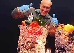 Sculture di ghiaccio anche a quaranta gradi: tutto è possibile nell'arte