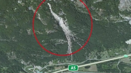 Frana di Quincinetto: a rischio i collegamenti tra Piemonte e Valle d'Aosta