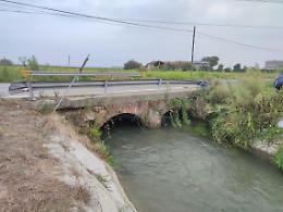 Lavori di restauro sul ponte storico tra Casalvolone e Borgo Vercelli