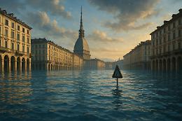 Torino potrebbe finire sott'acqua per lo scioglimento dei ghiacciai?