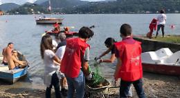 Oltre 80 subacquei per ripulire i fondali del Lago d’Orta