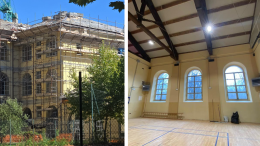 Al liceo Porporato i cantieri avanzano: «I lavori sono completati al 95%»