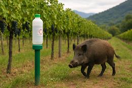 Arrivano i dissuasori anti-cinghiali: profumi speciali per salvare vigne e frutteti