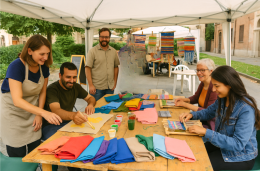 “Cambiando la prospettiva”: a Chieri l’arte solidale di Oasi Urbana conquista la città