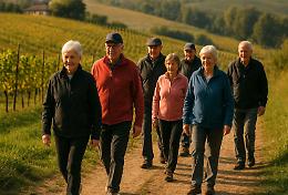 Ripartono i gruppi di cammino a Castagnole delle Lanze: salute e socialità tra le colline Unesco