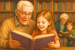 Canelli, libri e letture ad alta voce uniscono nonni e nipoti