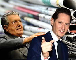 Se Elkann e DeBenedetti danno via i giornali (in rosso), occhio a Cairo...
