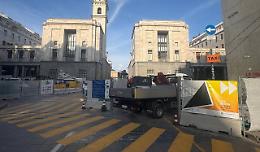 Torino, via Roma pedonale: le prime immagini dal cantiere