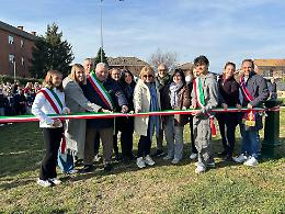 Pianezza, inaugurato il Parco della Gentilezza: «Così si costruisce la pace»
