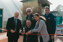 Il presidente della FITP Angelo Binaghi nell'impianto del CUS Torino di corso Sicilia: «Non pensavo che esistesse qualcosa del genere»