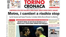 Oggi in edicola su Torino Cronaca - La prima pagina del 14 novembre 2025