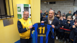 Lapadula torna al Paradiso Collegno e dona un defibrillatore alla sua ex squadra