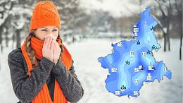 Meteo Piemonte, preparate i cappotti: temperature in picchiata