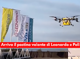 Torino, arriva il postino volante? Politecnico e Leonardo puntano sui droni VIDEO
