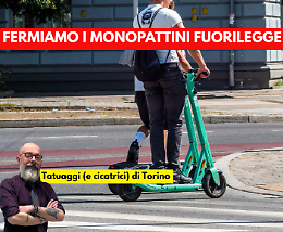 La mobilità (in)sostenibile: a Torino nasce il comitato "Stop monopattini"