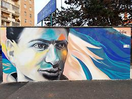 Il volto di Emanuele Artom è’ tornato a Mirafiori sud