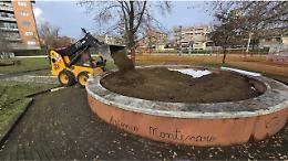 Collegno pianta un melograno al parco Falcone e Borsellino in memoria delle vittime di femminicidio