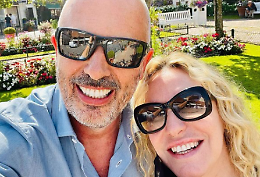 Antonella Clerici e Vittorio
«Io mi sono già sposata»
