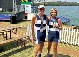 Borgialli e Pellicelli e i loro 15 anni di canottaggio, un amore scoperto in pensione