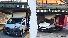 A Chieri c'&egrave;  un ponte che fa "strage" di furgoni: due incastrati in un solo giorno