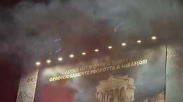 Il corteo e poi la &ldquo;sorpresa&rdquo; finale con benservito: cos&igrave; Aska "ringrazia" Lo Russo
