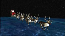 Babbo Natale sotto controllo: il Norad segue il viaggio della slitta in tempo reale