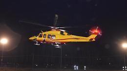 Arrampicatori bloccati in parete a Cumiana, salvataggio notturno con l&rsquo;elicottero