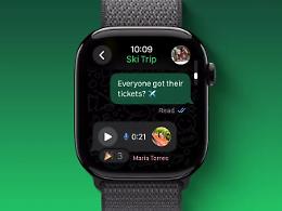 WhatsApp arriva su Apple Watch, messaggi e vocali direttamente dal polso