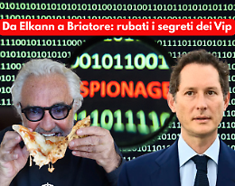 Da John Elkann a Flavio Briatore, i segreti dei Vip rubati all'esperto di Report