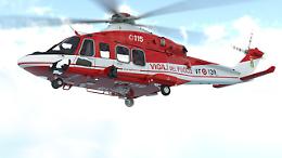 Alta Val Susa, escursionista e cane salvati dall&rsquo;elicottero Drago vicino al bivacco Sigot