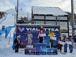 Sestriere, la Coppa Europa di gigante aspettando la fiaccola: vince Nina Astner