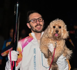 Olimpiadi: il  primo cane tedoforo al mondo &egrave; piemontese