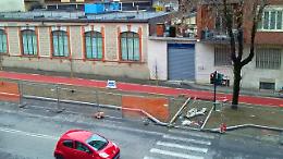 Per la pista ciclabile lavori infiniti: &laquo;Nel cantiere non ci sono operai&raquo;