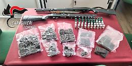 Chili di droga nelle case popolari: blitz dei Carabinieri a Borgaro Torinese